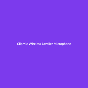 ClipMic Wireless Lavalier Microphone